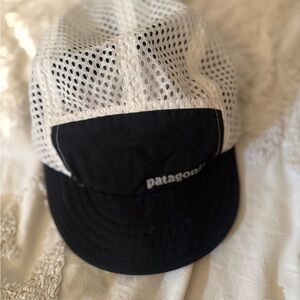 Patagonia Black and White Trucker Hat